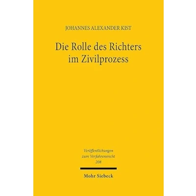 Afbeelding van Veröffentlichungen zum Verfahrensrecht Die Rolle des Richters im Zivilprozess