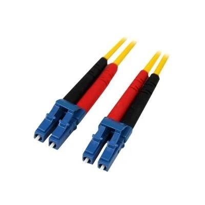 Image de StarTech.com 10m Fiber Optic Cable Single Mode Duplex 9/125 LSZH LC/LC cordon de raccordement 10 m jaune