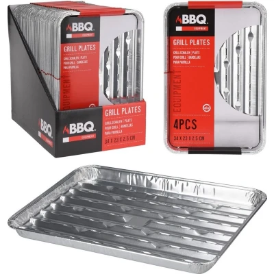 Afbeelding van BBQ Grillschalen set 4 stuks