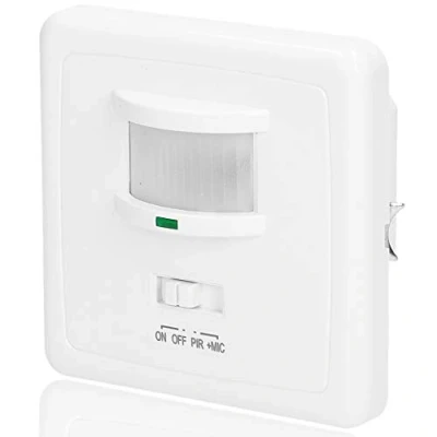 Afbeelding van ORNO CR 206 schakelaar met bewegingsmelder en geluidssensor voor elektrische behuizing, Øfi60, niet compatibel leds, belasting min max 40 500 W