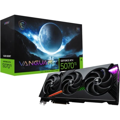 Afbeelding van MSI GeForce RTX 5070 Ti 16G VANGUARD SOC Videokaart