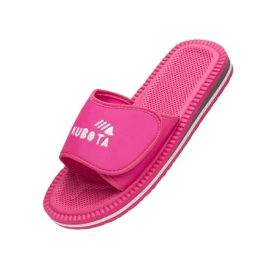 Afbeelding van KUBOTA Badschoenen voor kinderen, badschoenen, klittenbandsluiting, strand, zwembad, schoenen, jongens, meisjes, roze, Snoep Roze