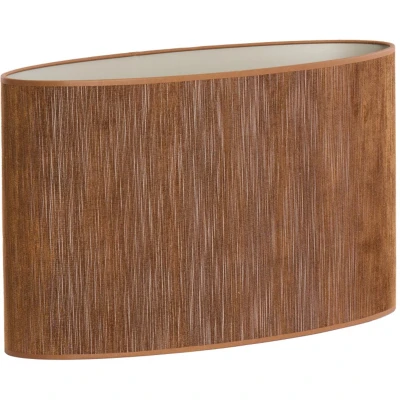 Afbeelding van Light &amp; Living Kap ovaal recht smal 45 21 32 cm PENNY bruin