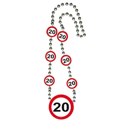 Afbeelding van Folat Ketting verkeersbord 20