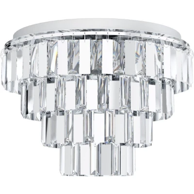 Afbeelding van Eglo Plafondlamp Erseka Chroom 99093