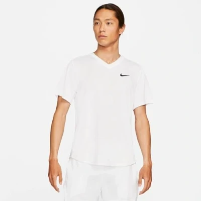 Afbeelding van Nike Performance M NKCT DRY Victory TOP Sport Tshirt, Heren, Maat: XL, White/black