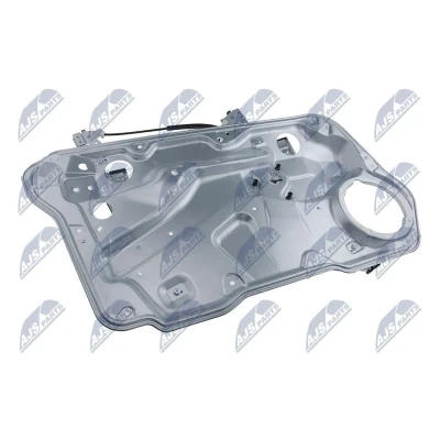 Afbeelding van Nty Raammechanisme Links voor Electrisch Met montageplaat, achterplaat Zonder elektro motor comfortfuncties EPS VW 003 VOLKSWAGEN: Golf 4