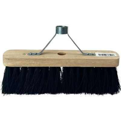Afbeelding van Synx Tools Colombo Bezem 30cm met steelhouder bezems Stadsbezem Kunstvezel haren Straatbezem h