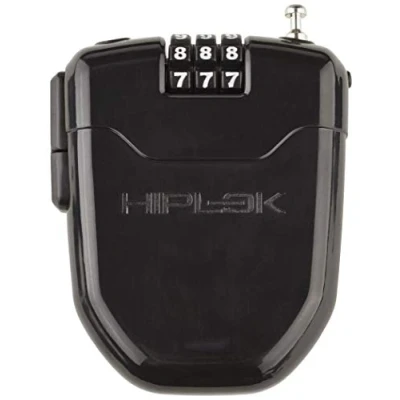 Afbeelding van HIPLOCK FLX HIPLOK z Lock hangslotkabel, zwart, lengte: 400 mm, uniseks, volwassenen, één maat
