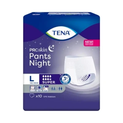 Afbeelding van Tena Proskin Pants Night Super Large 4 pakken van 10 stuks