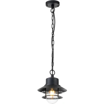 Afbeelding van Elstead Lighting LED Buiten Pendelarmatuur Copenhagen 1X E27 Max 60W IP44 Dimbaar Black