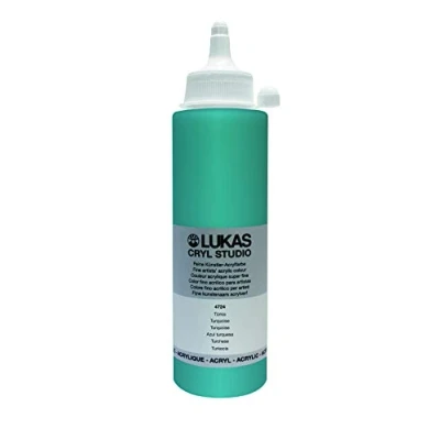 Afbeelding van Lukas Cryl Studio Acrylverf, turquoise, 250 ml
