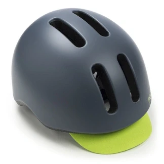 Afbeelding van Fietshelm Polisport Commuter (Maat L, Uniseks, Zwart/fluorgeel)