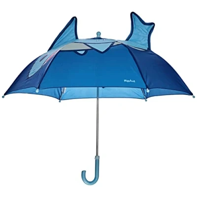 Image de Playshoes Parapluie requin, 7 Bleu, taille unique