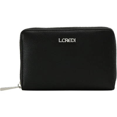 Afbeelding van L.CREDI Filippa Portemonnee, Dames, Maat: One Size, Schwarz