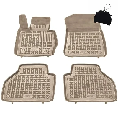 Afbeelding van M MOTOS beige rubberen automatten voor BMW X3 (F25) van 2010 2017. Verbeter je reiscomfort met deze antislip automat, vloermatten alle weersomstandigheden, bescherming tegen vuil