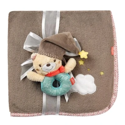 Image de Fehn doudou Brunoours 16 cm marron