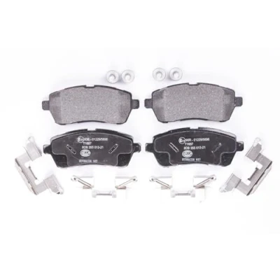 Afbeelding van HELLA 8DB 355 013 211 Remblokkenset Niet geschikt voor slijtage waarschuwingscontact Met toebehoren FORD: FIESTA Mk6 Saloon, 6, 6 Van