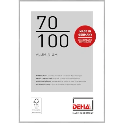 Afbeelding van DEHA Design Fotolijst Tribeca, 70x100 cm, Mat zilver structuur