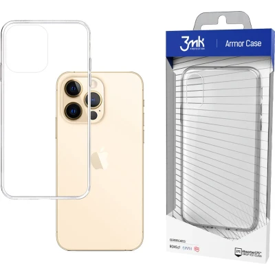 Afbeelding van 3mk Apple iPhone 13 Pro Max Armor Case Stevige Hoes voor Optimale Bescherming Transparant