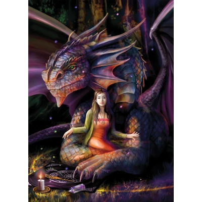 Afbeelding van Anne Stokes Spirit Dragon Puzzel 1000 Stukjes