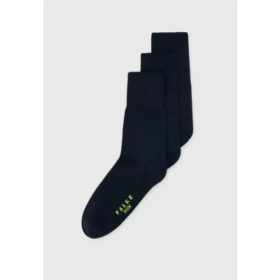 Afbeelding van Falke RUN 3PACK Unisex Anatomical Plush SOLE Sokken, Maat: 39 41, Marine