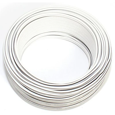 Afbeelding van SeKi Luidsprekerkabel 2 x 0,50 mm2 25 m wit CCA audiokabel behuizingskabel