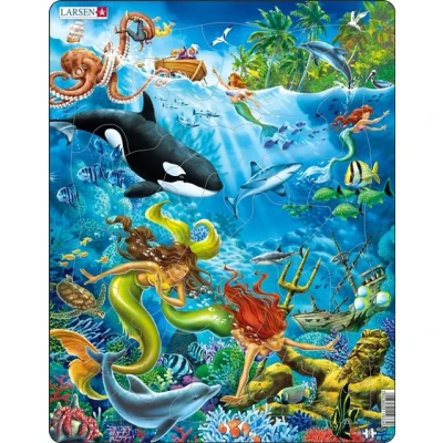 Image de Larsen puzzle Maxiles sirènes 32 pièces