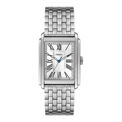 Image de Fossil Montre pour hommes Carraway Quartz/3 Hands Movement 30mm Case Size with Stainless Steel Bracelet FS6008