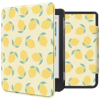 Afbeelding van imoshion E reader Hoesje Geschikt voor Kobo Clara Colour, BW Design Sleepcover Bookcase Citrus Dream