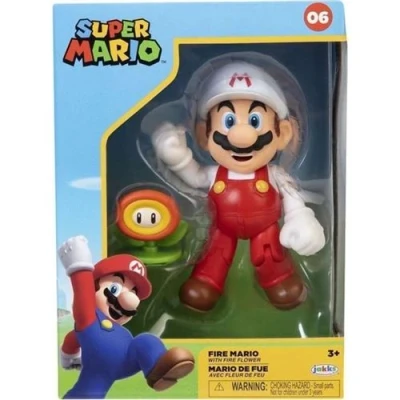 Image de Figurine JAKKS PACIFIC Super Mario Bros : de Feu 10 cm