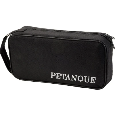 Afbeelding van 3 jeu de boule in zwarte tas 010121