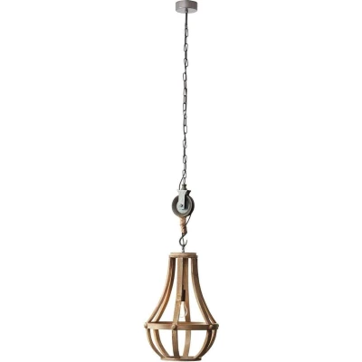 Afbeelding van Brilliant Church 93399/45 Hanglamp LED E27 60 W Hout (licht)
