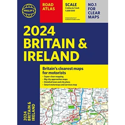 Afbeelding van Philip&#039;s Road Atlases 2024 Atlas Britain and Ireland
