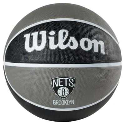 Afbeelding van Basketbal Wilson Nba Team Tribute Brooklyn Nets Zwart Één maat