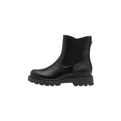 Afbeelding van Tamaris Enkellaarsjes met plateauzool, Dames, Maat: 38, Black Schoenen