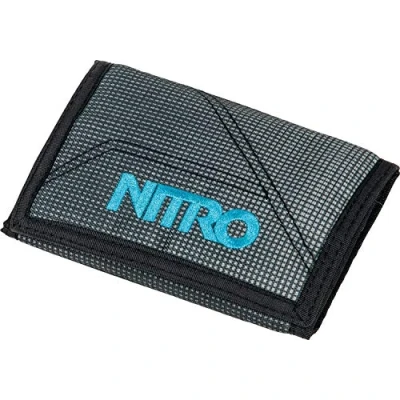 Afbeelding van Nitro Portemonnee 10 x 14 1 cm, Grijs (blauwe randen),