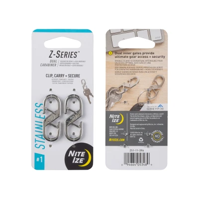 Afbeelding van Nite Ize Z Series Karabijnhaak Zilver #1
