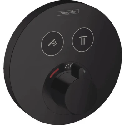 Afbeelding van Hansgrohe ShowerSelect S thermostaat afbouwdeel voor 2 functies Mat
