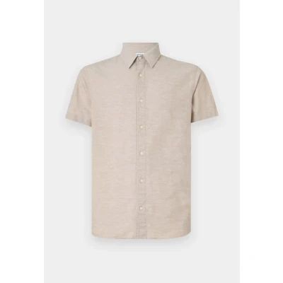 Afbeelding van JACK&amp;JONES JJEBREEZE LINEN BLEND SHIRT SS SN Heren Overhemd Crockery