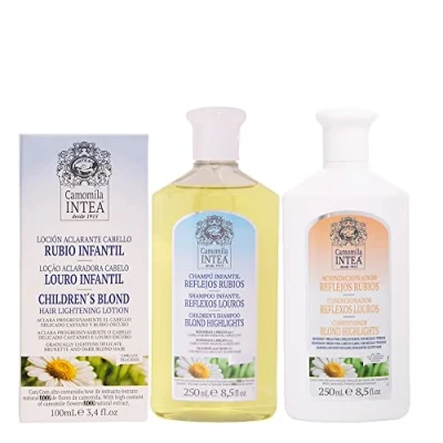 Afbeelding van Camomila Intea Verhelderende behandeling voor kinderen blonde babyhaarlotion 100 ml + shampoo reflexen 250 conditioner