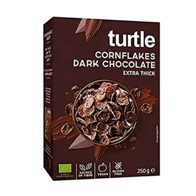 Afbeelding van Glutenvrije pure chocolade maïsvlokken 250 g TURTLE