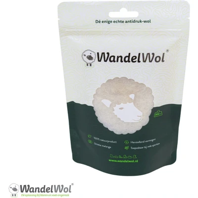 Afbeelding van WandelWol 20 gram antidruk wol 100% unieke melange rijk aan lanoline