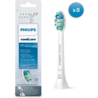 Afbeelding van Philips Sonicare C2 Plaque Defence HX9028/10 Opzetborstels 8 stuks