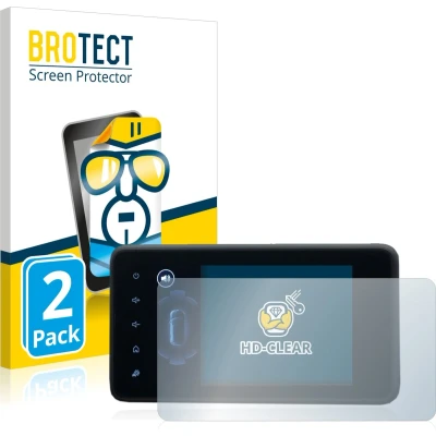 Afbeelding van BROTECT Screenprotector voor Dacia Jogger 2022 Media Display 8&quot; Folie Beschermfolie transparant (2 Stuks)