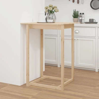 Afbeelding van Bartafel 80x80x110 cm massief grenenhout