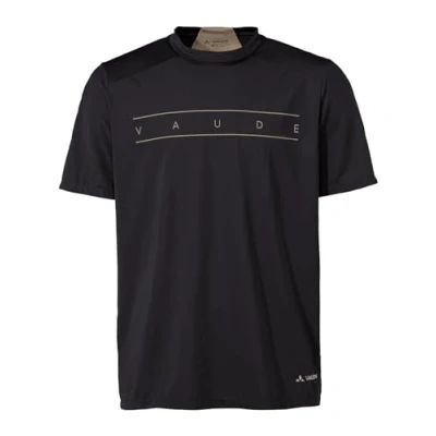 Afbeelding van Vaude Qimsa LOGO Sport Tshirt, Heren, Maat: XXL, Black