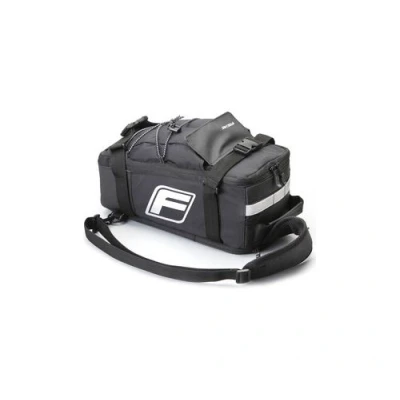 Image de FISCHER Sac pour porte bagage de vélo 2 en 1 noir