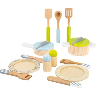 Image de Small Foot Service de table et lot casseroles dinette 11098