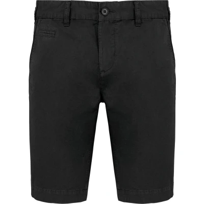 Afbeelding van Kariban Herenbermuda met verwassen look K752 Washed Charcoal